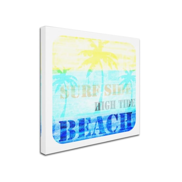 LightBoxJournal 'Welcome Beach 1' Canvas Art,24x24